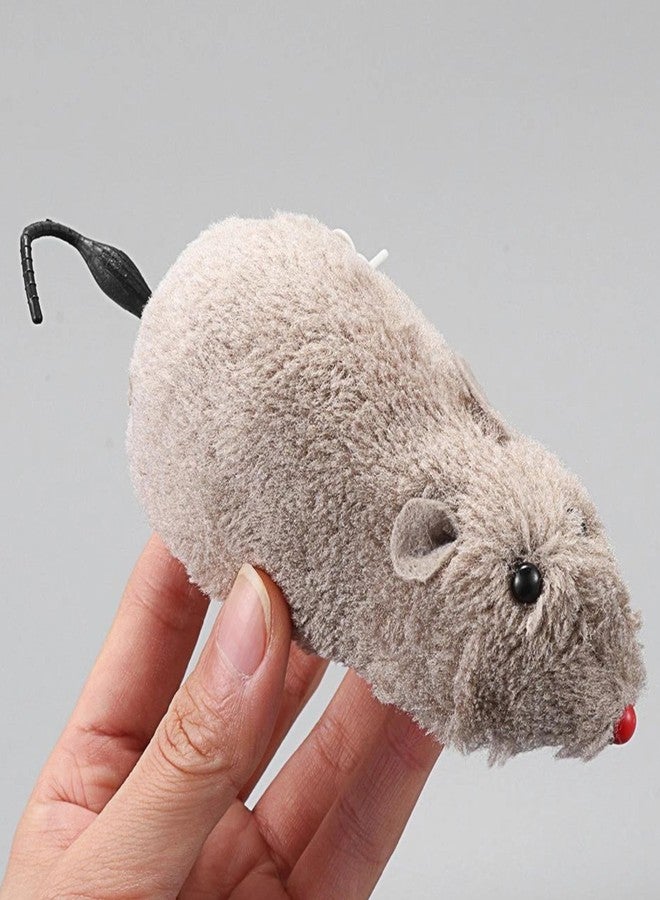Munmoll Cute Clockwork Mouse Toys 1 PCS Moving Mouse Toy for Pet Cat Outdoor Kitten Playing Rat Toys for Cat Dogs Kids (Gray Color) - Image 2